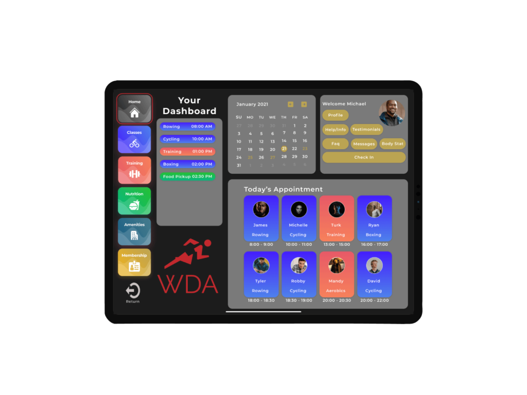 WDA Fitness App